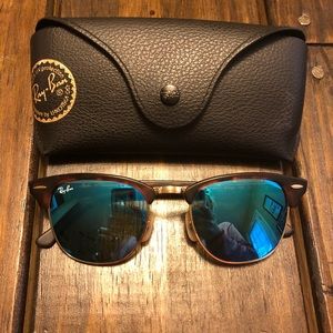 Authentic Clubmaster Flash Lens Ray-bans